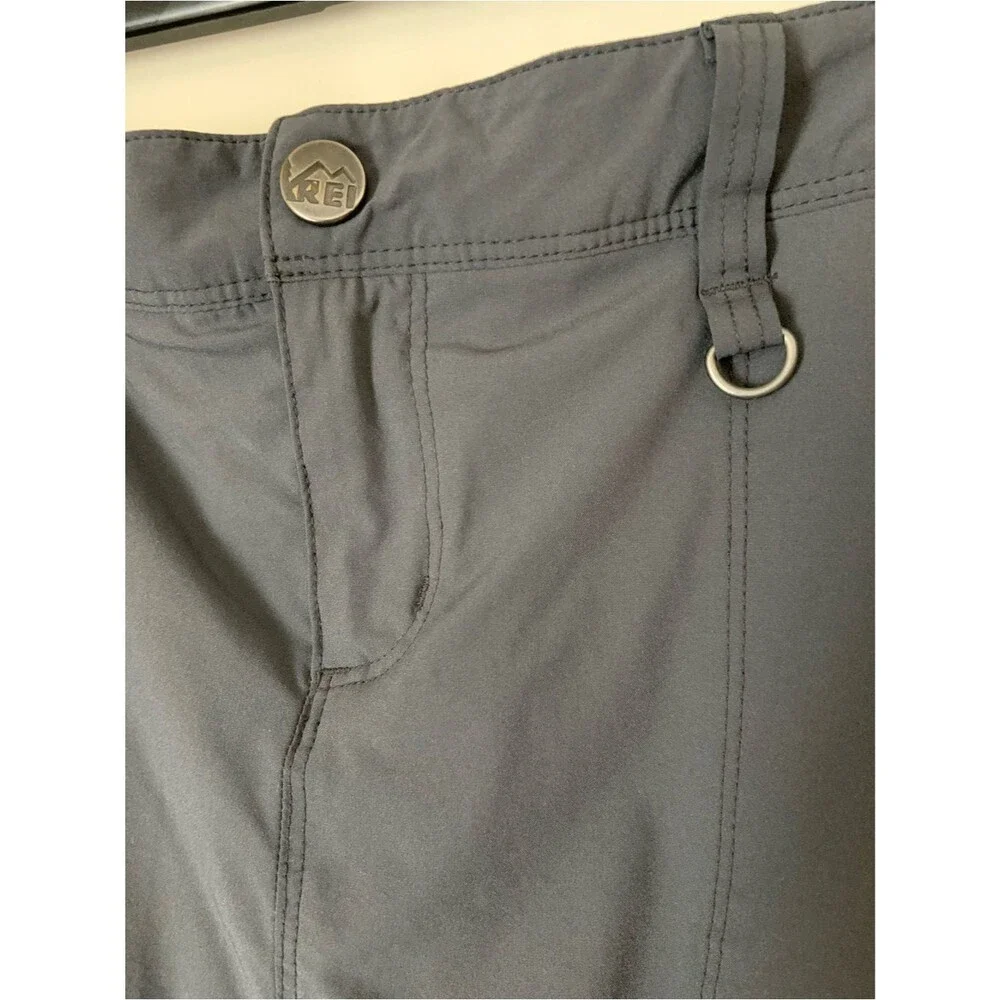 REI Women Grey UPF 50+ Nylon Skirt Skort Hiking Outdoors Travel